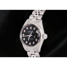Rolex Datejust Diamond Dial Fluted Bezel Ladies Watch Ss Jubilee1