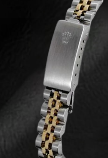 Rolex Datejust Gray Diamond Dial 26 mm Two Tone Ladies Watch