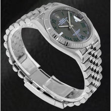 Rolex Datejust Grey Wimbledon Roman Dial 36 mm Stainelss Steel Watch
