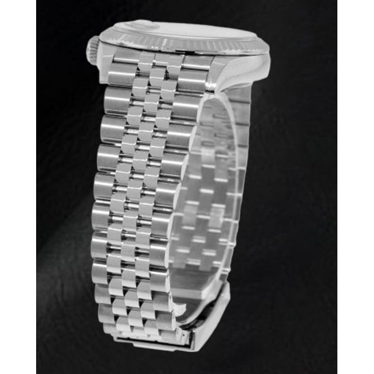 Rolex Datejust Grey Wimbledon Roman Dial 36 mm Stainelss Steel Watch