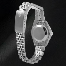 Rolex Datejust Olive Green Baguette Diamond 26 mm Stainless Steel Watch