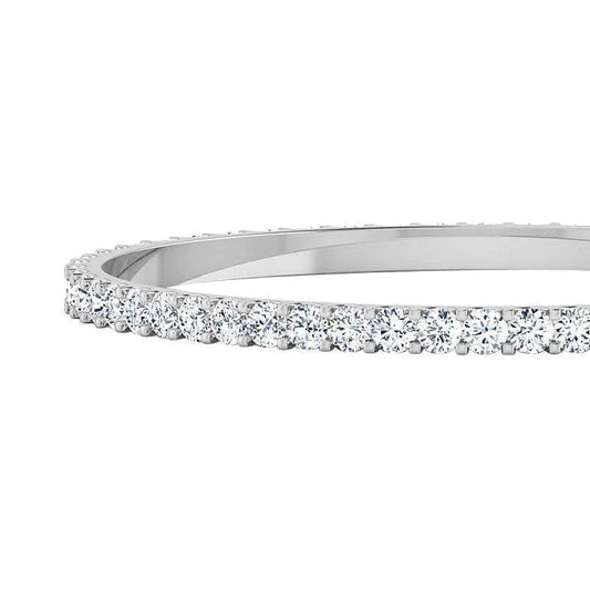 natural round diamond 10ct bracelet front view