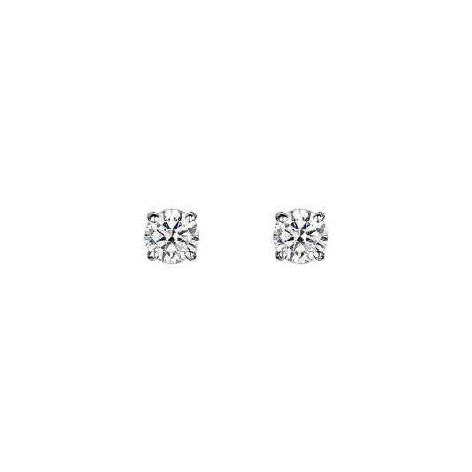Round Cut 2.20 Ct Genuine Diamond Lady Studs Earrings