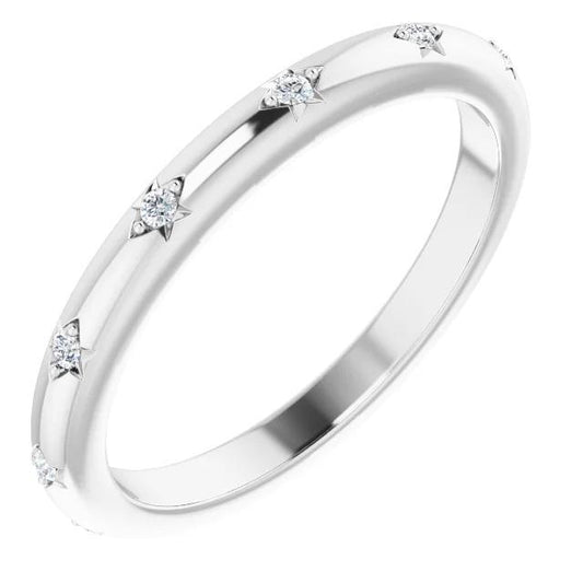 Round Diamond Real Eternity Band 0.30 Carats