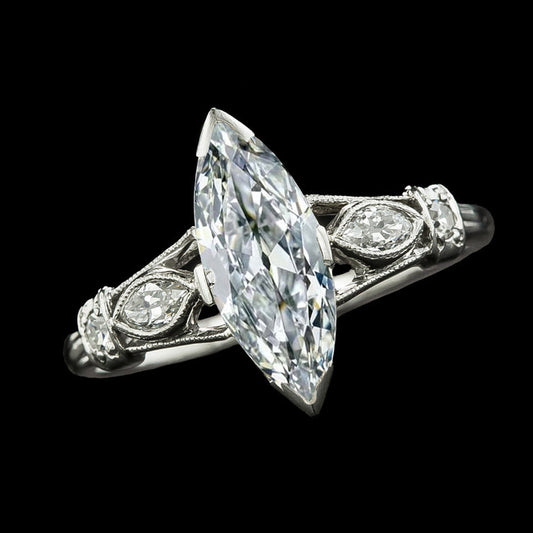 natural round diamond 5.50ct ring front view
