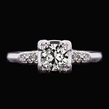 Round Old European Natural Diamond Wedding Ring 1.50 Carats 14K Gold