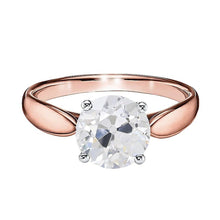 Round Solitaire Wedding Ring Old Miner Real Diamond 1.50 Carats