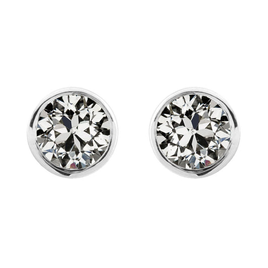 Luxurious Stud Earrings 2 ct – main view