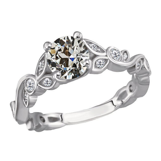 Diamond Anniversary Ring 2-ct 14K White Gold – main view