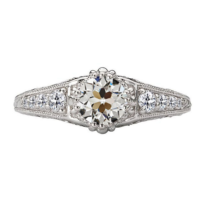 Handmade Proposal Ring 2 ct – main view