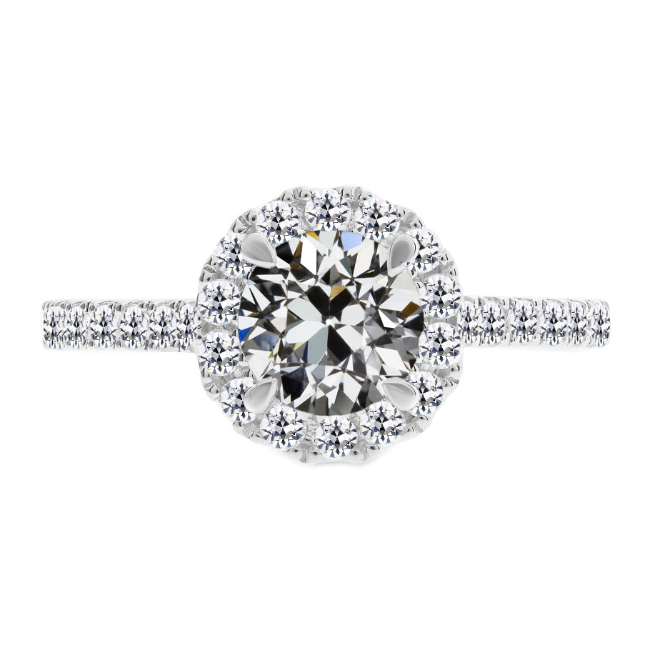 Designer Halo Setting Ring 3.50 ct – main view