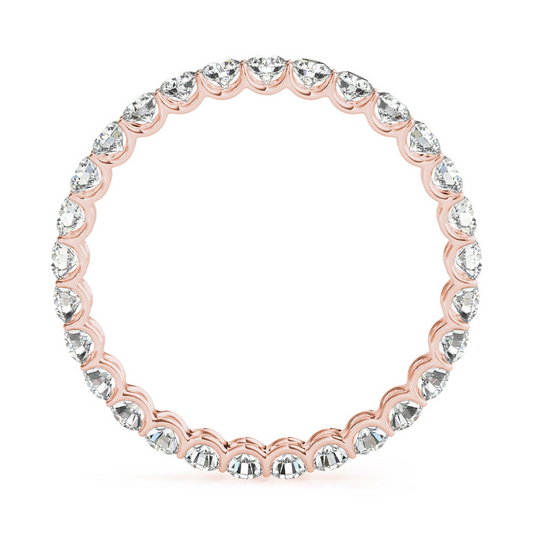 Fine Diamond Eternity Band – front view