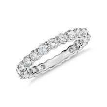 Round Ladies Natural Earth Mined Diamond Wedding Band Jewellery 3.75 Ct. 14K White Gold
