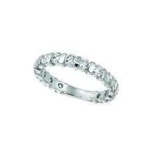 Round Real Natural Earth Mined Diamond Eternity Band 3 Carats 14K White Gold New