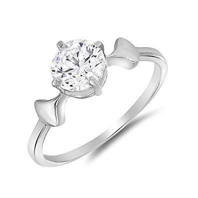 natural round diamond 1.50ct ring front view