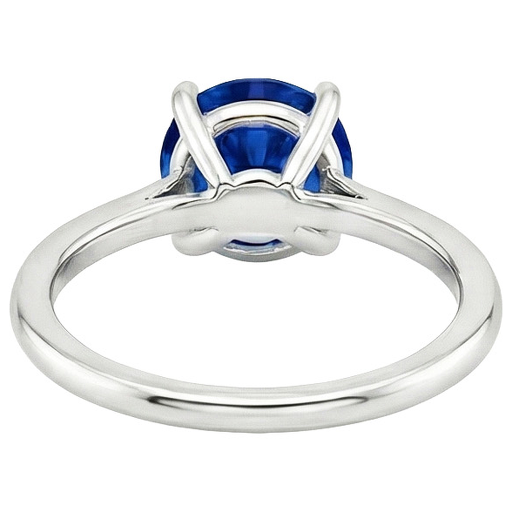 Solitaire 2.5 Carat Sapphire Ring
