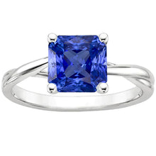 Solitaire 3 Carat Sapphire Engagement Ring