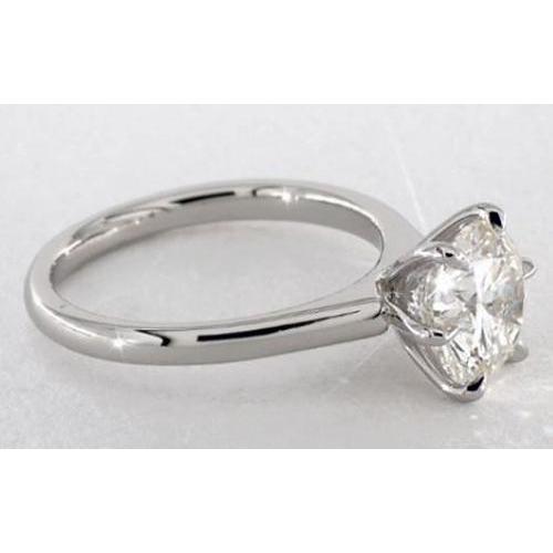 Solitaire Natural Diamond Engagement Ring