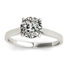 Solitaire Ring Old Miner Real Diamond Jewelry 4 Prong Set 2 Carats