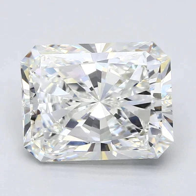 Solitaire Ring With Radiant Real Diamond