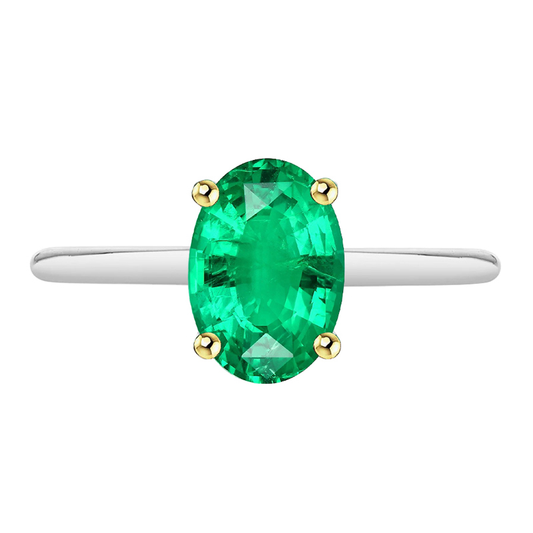 Brilliant Emerald Gemstone Ring 3.50 ct – main view