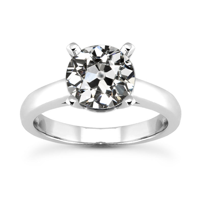 Real Brilliant Diamond Solitaire Ring – main view