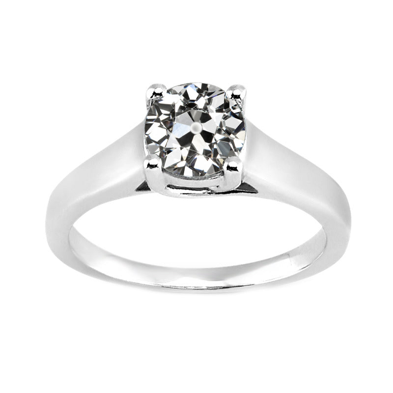 Premium Brilliant Diamond Solitaire Engagement Ring 3 ct – main view
