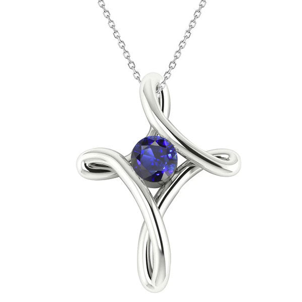 Premium Precious Stone Pendant 1 ct – main view