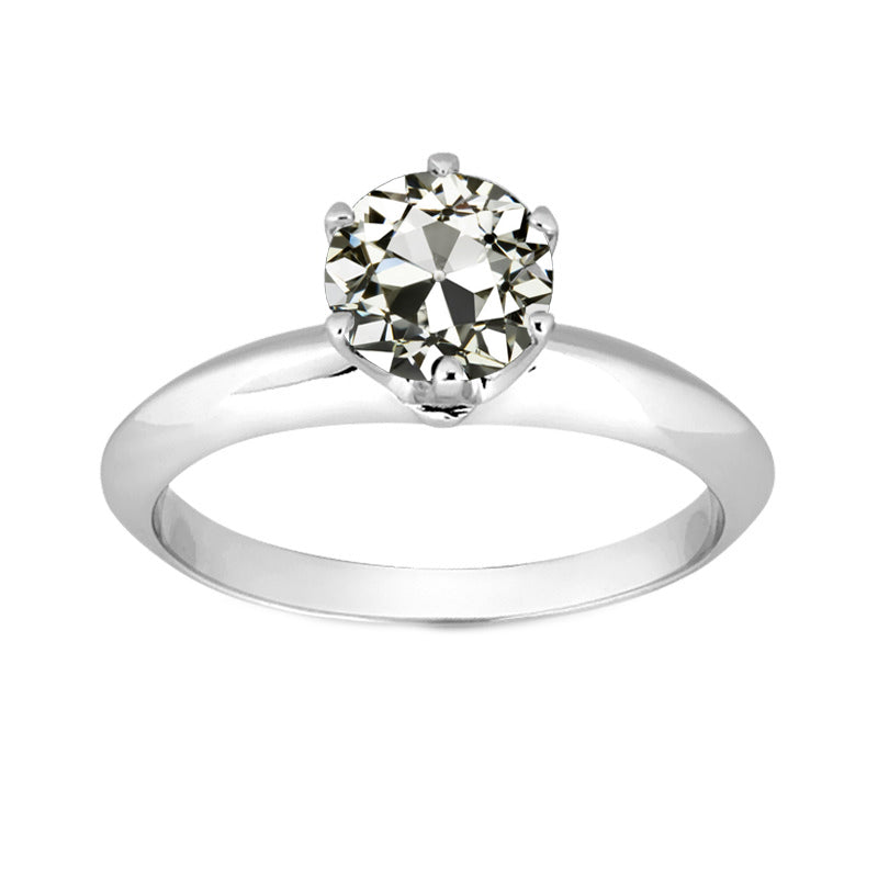 Refined Solitaire Engagement Ring 2 ct – main view