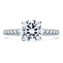 Sparkling 4.20 Carats Natural Earth Mined Diamond Solitaire With Accents Anniversary Ring