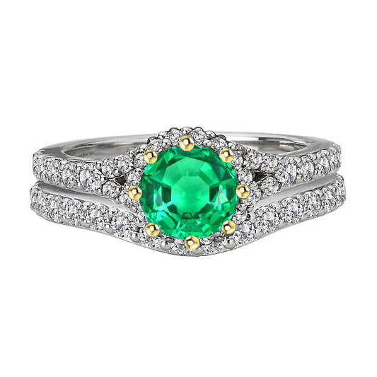 Handcrafted Precious Stone Ring 2 ct – main view