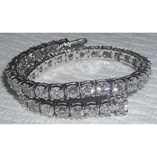 Sparkling Natural Diamond Tennis Bracelet For Women