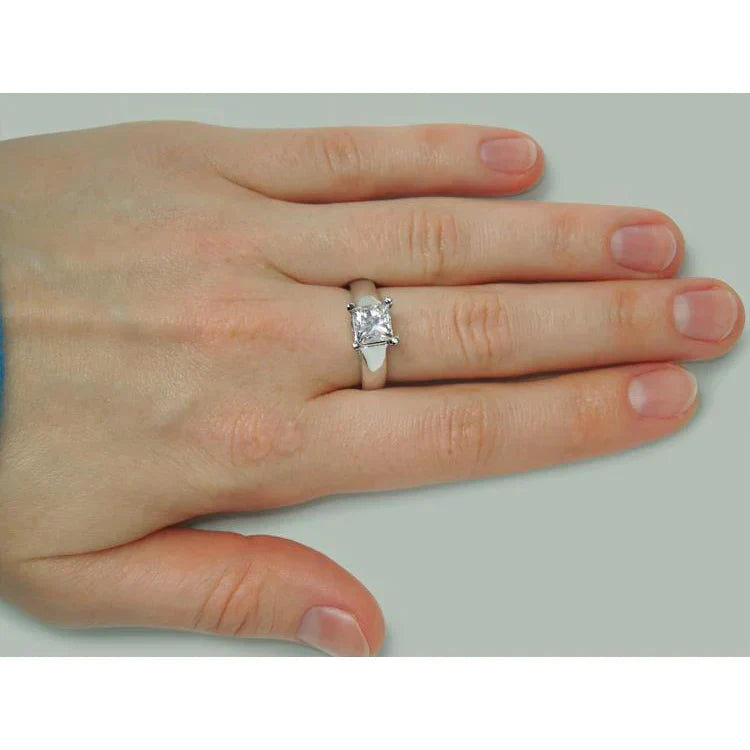 Real Diamond Solitaire Ring