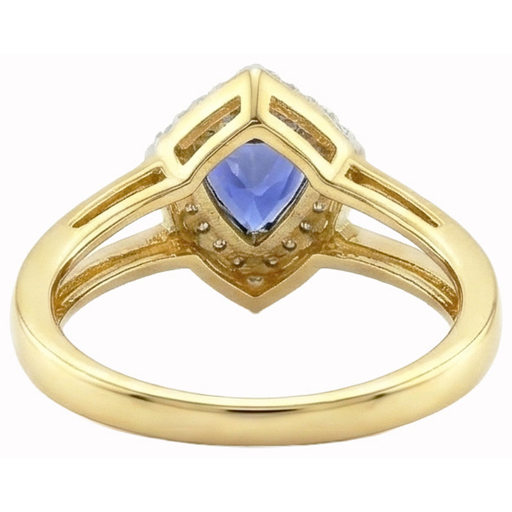 Sparkling Sri Lanka Blue Sapphire Natural Earth Mined DIAMOND ( NOT LAB GROWN )s 1.50 Ct Ring