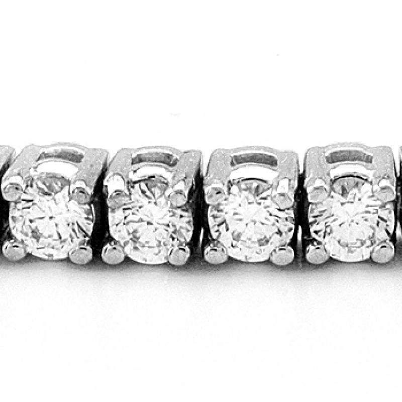 Sparkling White Gold 14K 8.10 Carats Real Diamonds