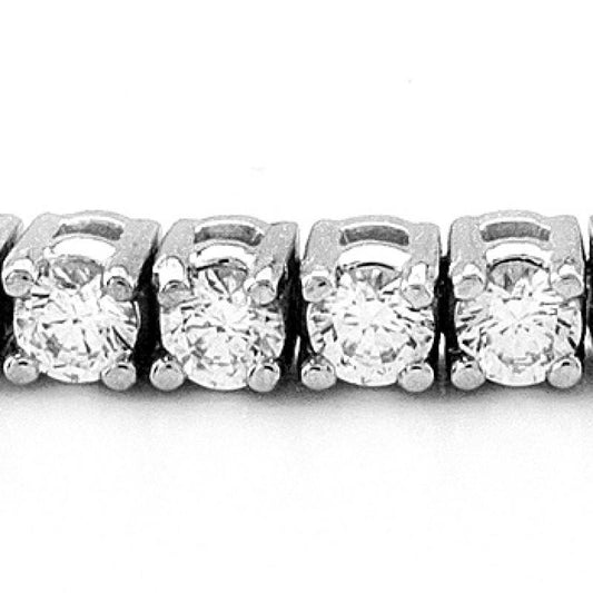 Sparkling White Gold 14K 8.10 Carats Real Diamonds