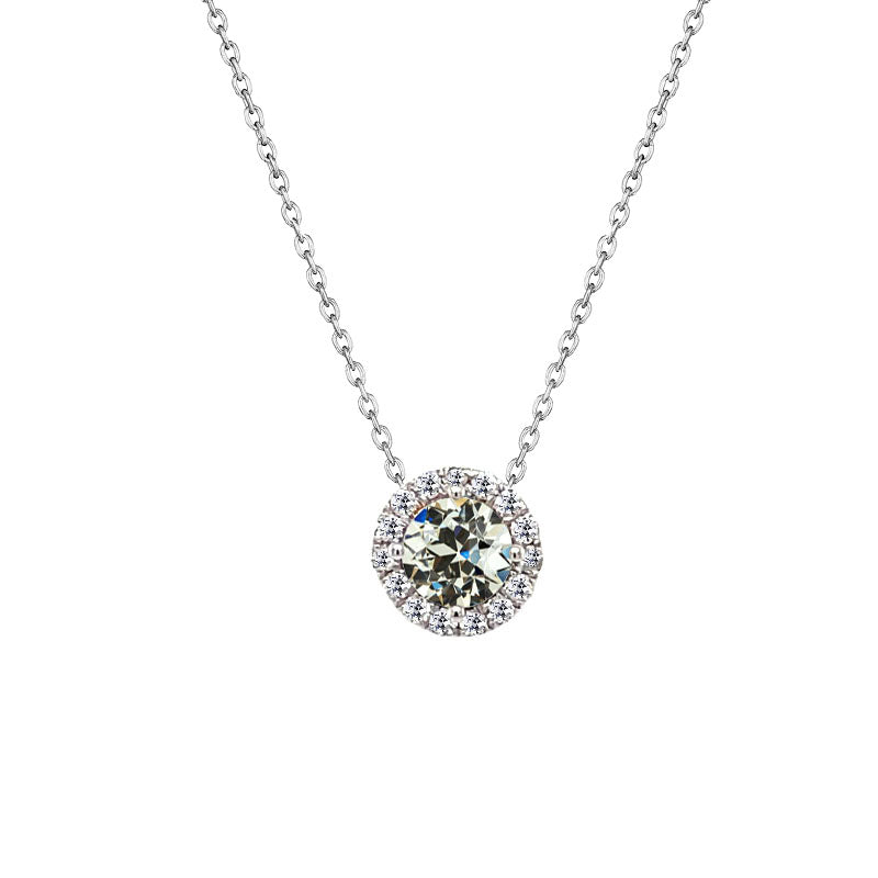 Authentic Fine Diamond Pendant Necklace – main view