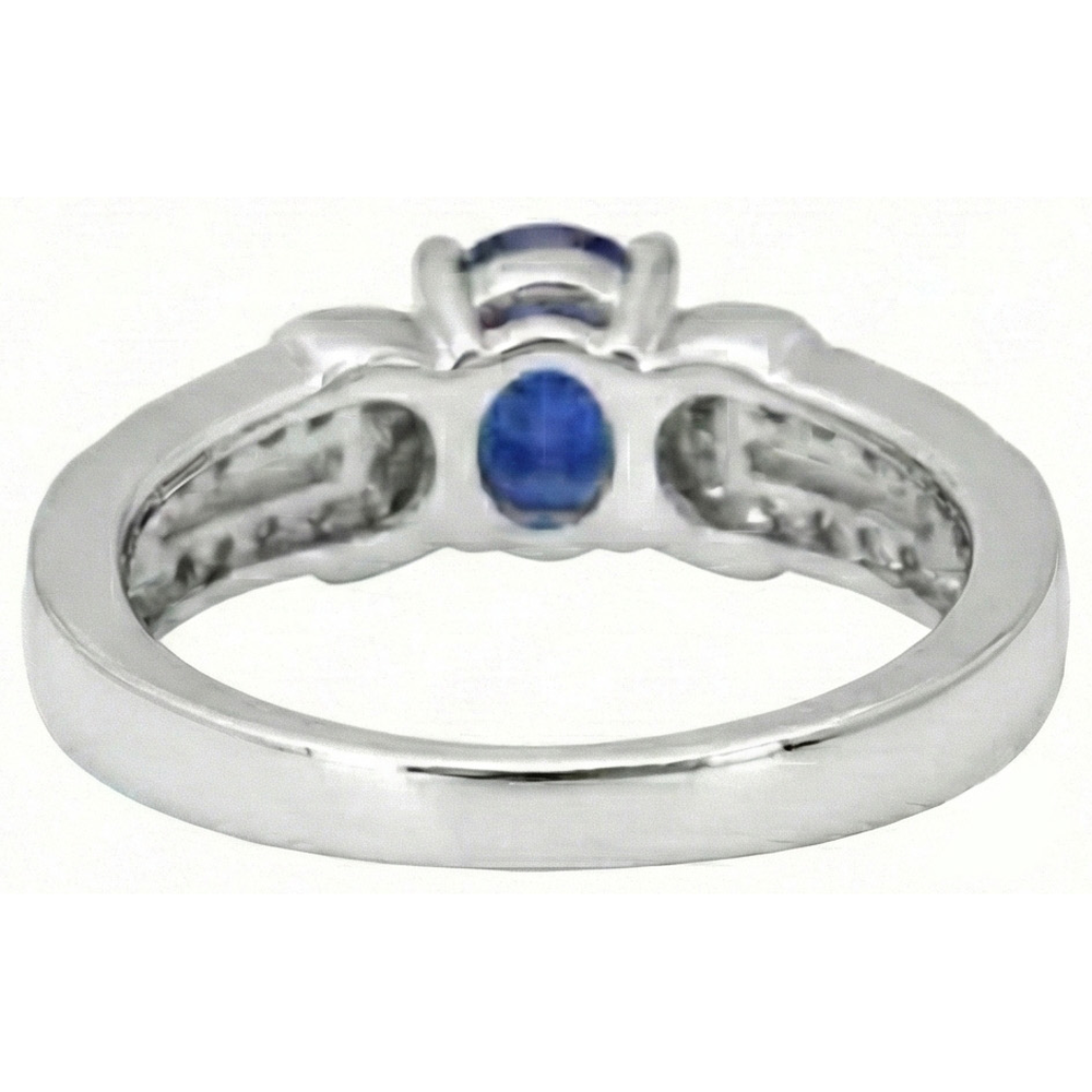 Sri Lanka Gems Ring With Natural Earth Mined Diamonds