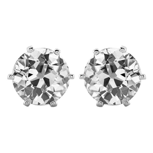 Natural Brilliant Diamond Drop Earrings – main view