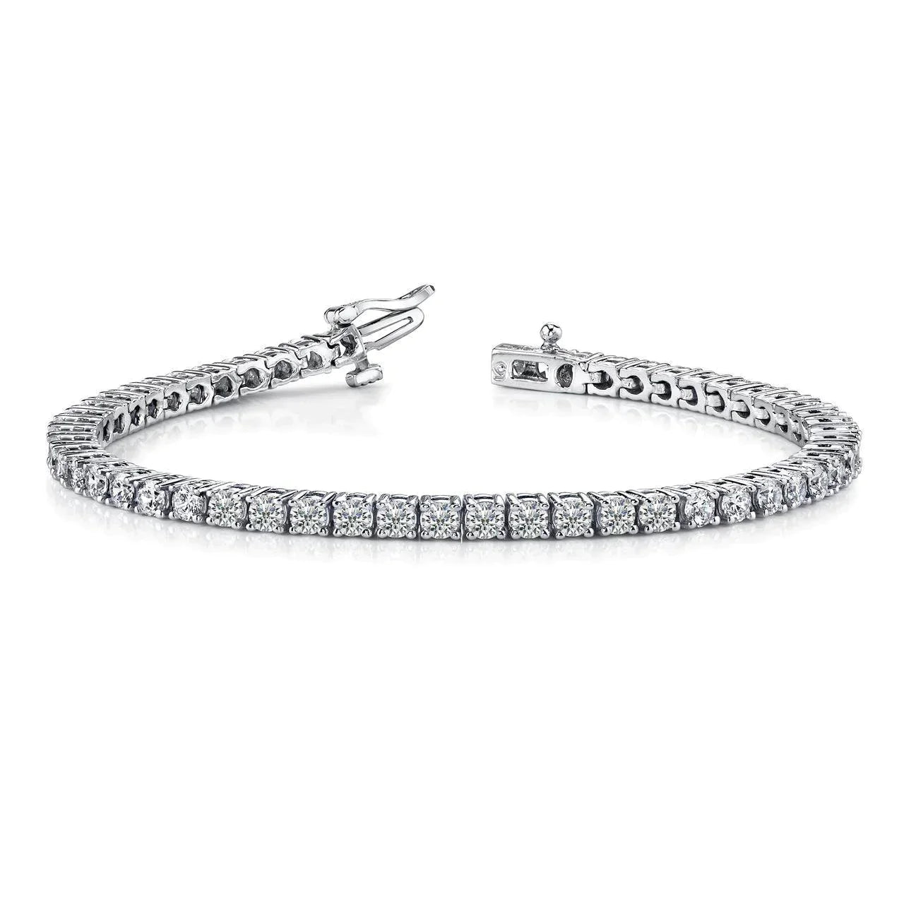 Stunning 5 Carat Real Diamond Bracelet