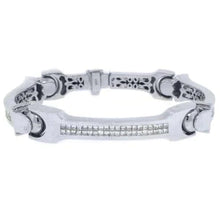 Stylish Real White Gold Bracelet For Men