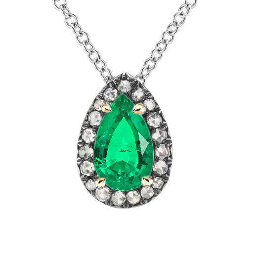 Radiant Stone Pendant Necklace 3 ct – main view