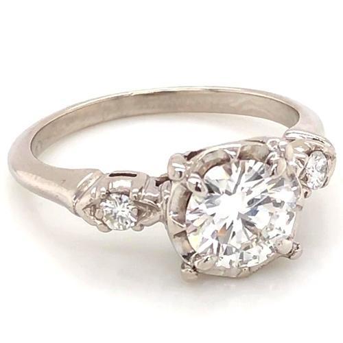 Engagement Ring 2.60 Carats 4 Prong Setting Women Real Jewelry