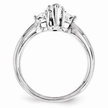 Three Stone Genuine Diamond Engagement Ring 1.30 Carats 14K