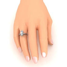 Two Bar Prong Marquise Ring Unique Style