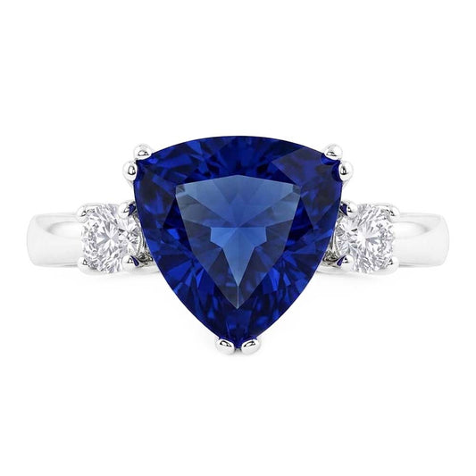 Velvety Blue Sapphire Ring Women's Jewellery