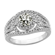 Wedding Ring Round Old Miner Genuine Diamond Triple Split Shank 4.50 Carats