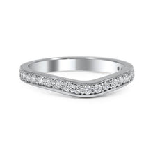 White Gold 14K Natural Prong Set 0.70 Carats Diamonds Wedding Band