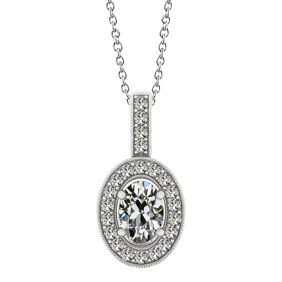 Premium Brilliant Diamond Pendant 1 ct – main view