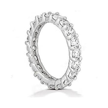 Women Real Diamonds Engagement Eternity Band 3 Carats